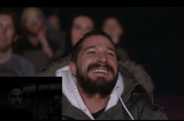 Лабаф смотрит свои фильмы