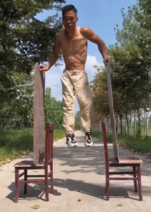 Монах Шаолинь на отдыхе