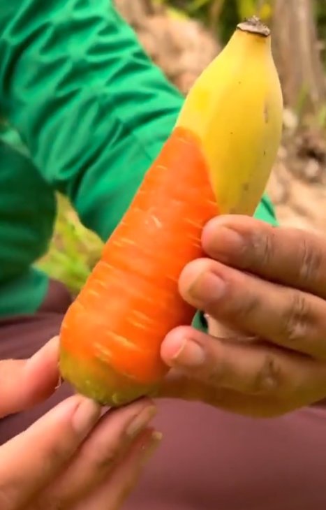 Что будет если скрестить морковь и банан?