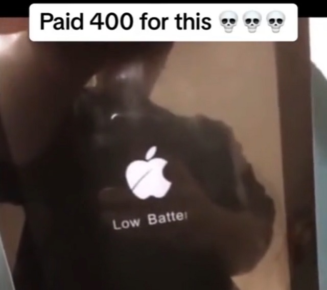 Парень купил iPad за 400 баксов