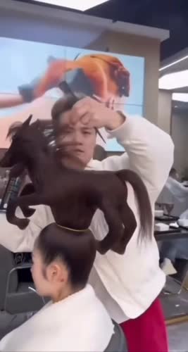 Девочка: *хочу сделать каре*
