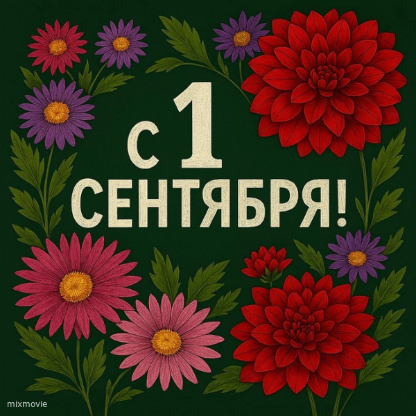 с 1 сентября
